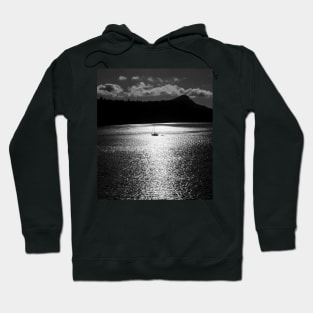 Summer Time Sail Boat Silhouette Hoodie